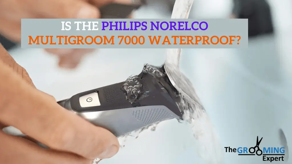 Is the Philips Norelco Multigroom 7000 waterproof