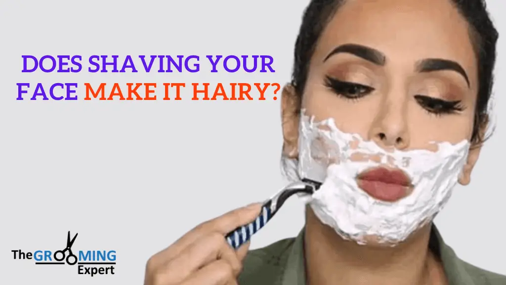 Does shaving your face make it hairy