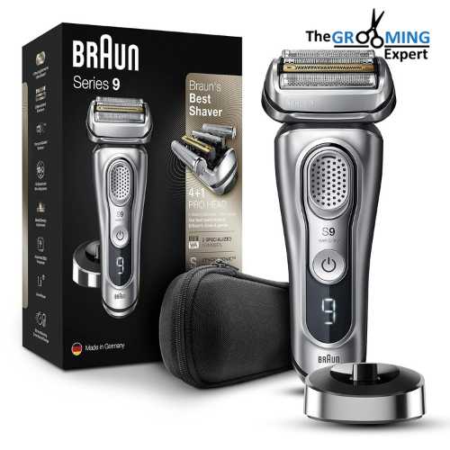 1. Braun Series 9 9330s Rechargeable Wet & Dry Men's Electric Shaver, Travel Shaver