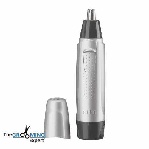 Braun Ear and Nose Hair Trimmer for Men and Women, Battery Operated Electric Groomer